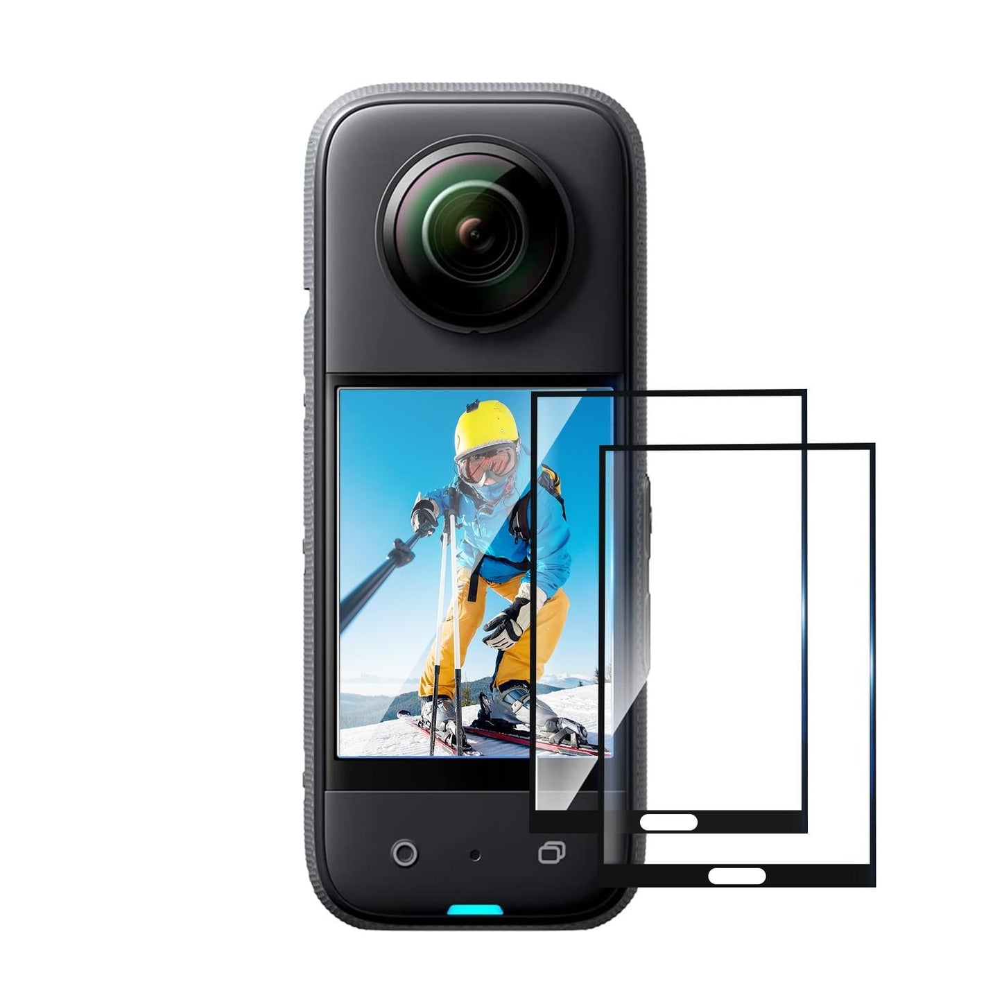 2-pack Curved Hd Screen Protector for Insta360 X3