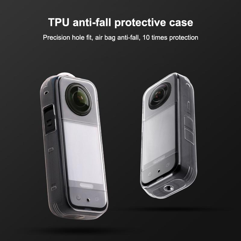 Clear Tpu Protective Case for Insta360 X3 - Full Body