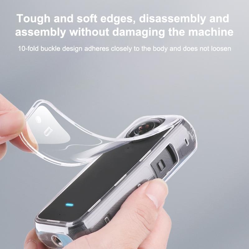 Clear Tpu Protective Case for Insta360 X3 - Full Body