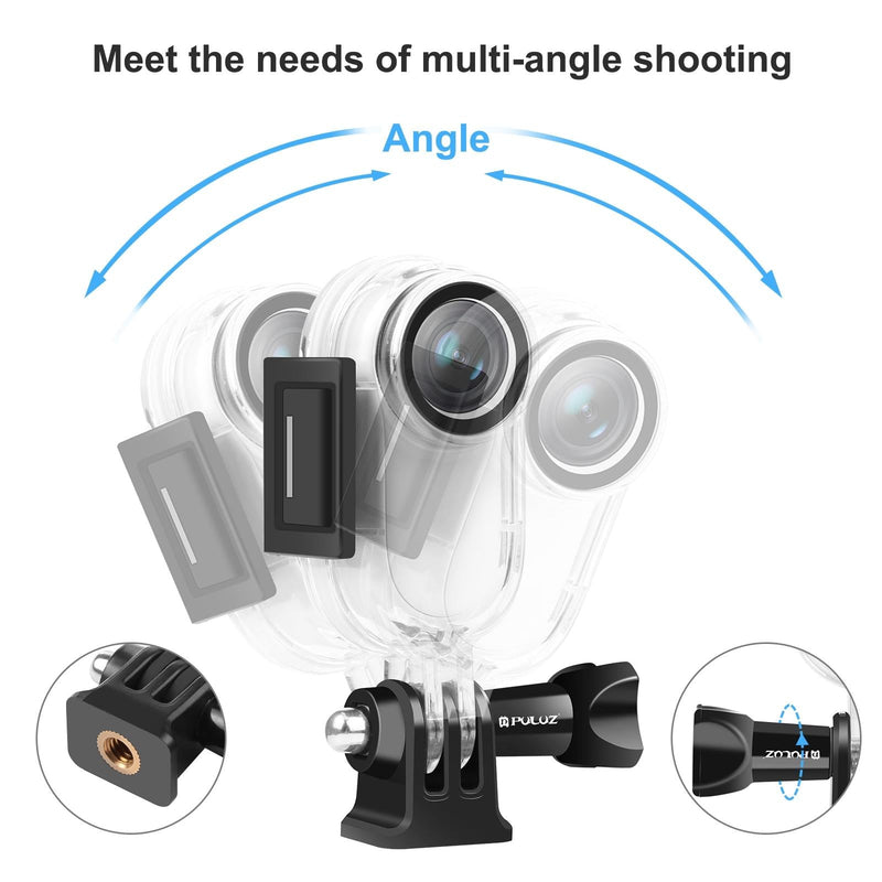 Waterproof Housing for Insta360 Go 2 with Base Adapter - 30m Depth