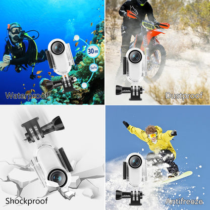 Waterproof Housing for Insta360 Go 2 with Base Adapter - 30m Depth