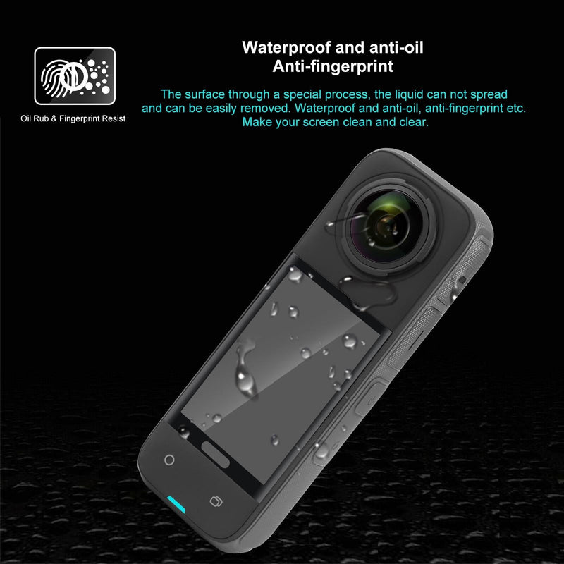 Curved Hd Tempered Glass Screen Protector for Insta360 X4 - 9h 2.5d