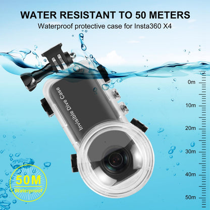 Waterproof Sealed for Insta360 X4 - 50m Depth