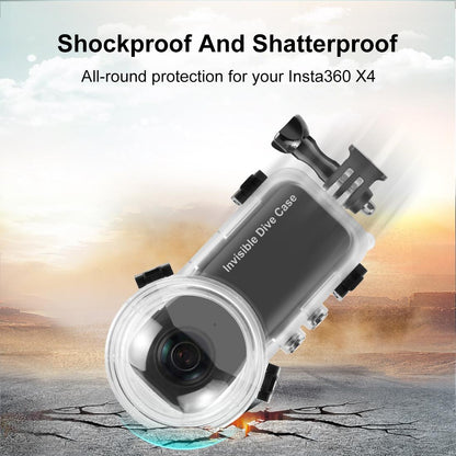 Waterproof Sealed for Insta360 X4 - 50m Depth