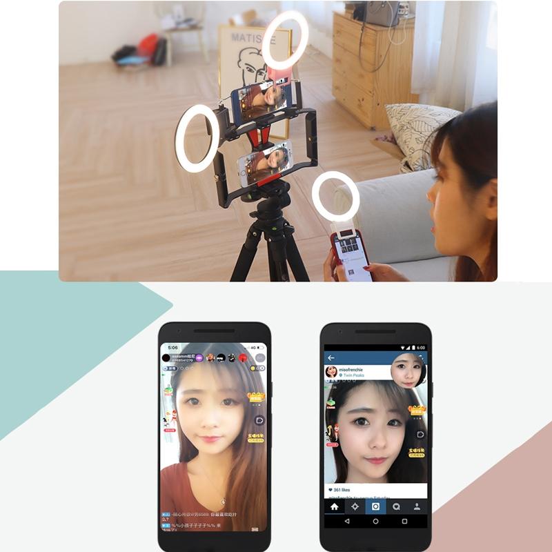 Xj18 Live Self-timer Led Fill Light - Perfect for Live Streaming - White