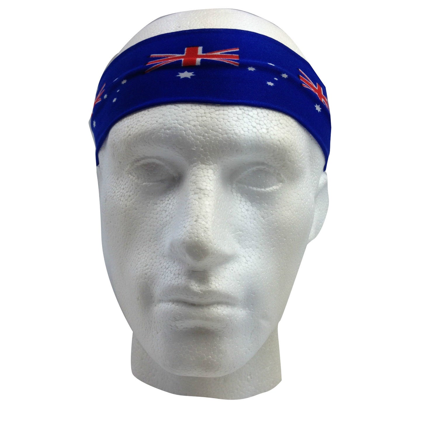 Aussie Flag Australia HEADBAND For Tennis Cricket Australia Day Costume Oz - Blue