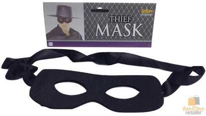 THIEF MASK Burglar Bandit Pirate Halloween Costume Fancy Dress Robber