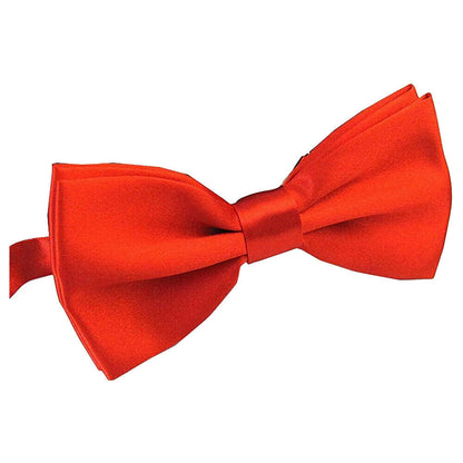 Mens BOW TIE Wedding Tuxedo Formal Bestman Necktie Classic Plain Party  - Red