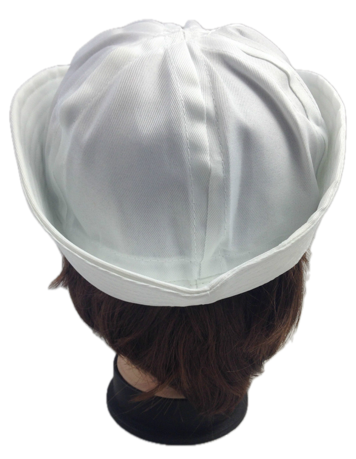 Adult White Sailor Hat Marine Unisex Gob Captain Navy Hen's Night Doughboy Cap