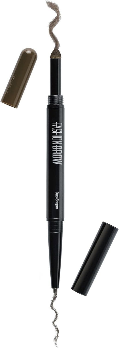 Maybelline New York Natural Eye Brow Duo 2 in 1 Pencil & Powder - Deep Brown