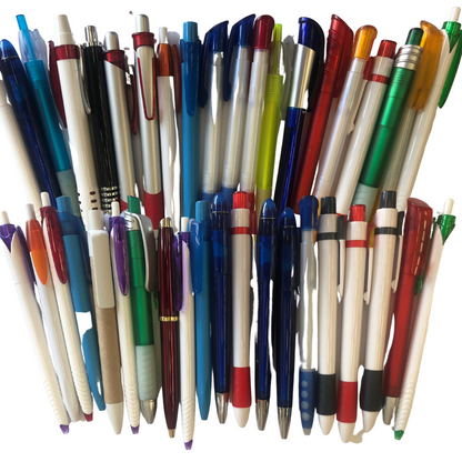 50x Ball Point Pen Gift School Office Business Ballpoint - ASSORTED BULK PACK