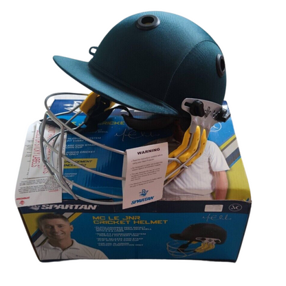 Spartan MC LE Jnr Junior Cricket Helmet Youth - Medium Size - Green