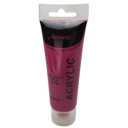 ARTISTS ACRYLIC PAINT Craft 75ml Tube Non Toxic Paints Water Based - Magenta