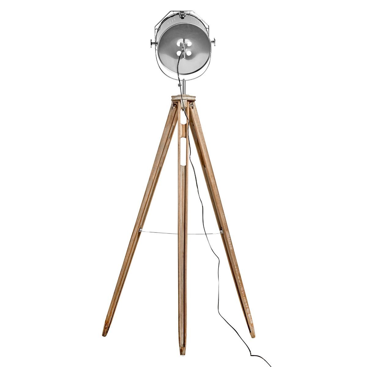 NAUTICAL TRIPOD FLOOR LAMP Searchlight Modern Spot Light Retro Industrial