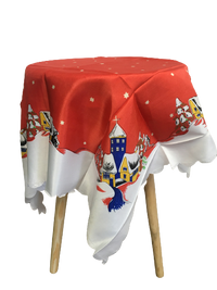 CHRISTMAS TABLE CLOTH Xmas Party 80cm x 80cm