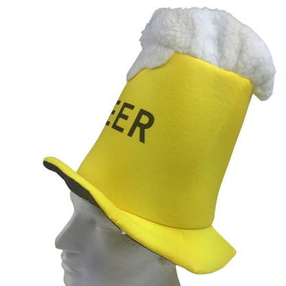 BEER HAT Drinking Mug Party Costume Accessory Fancy Dress Cap Halloween Unisex