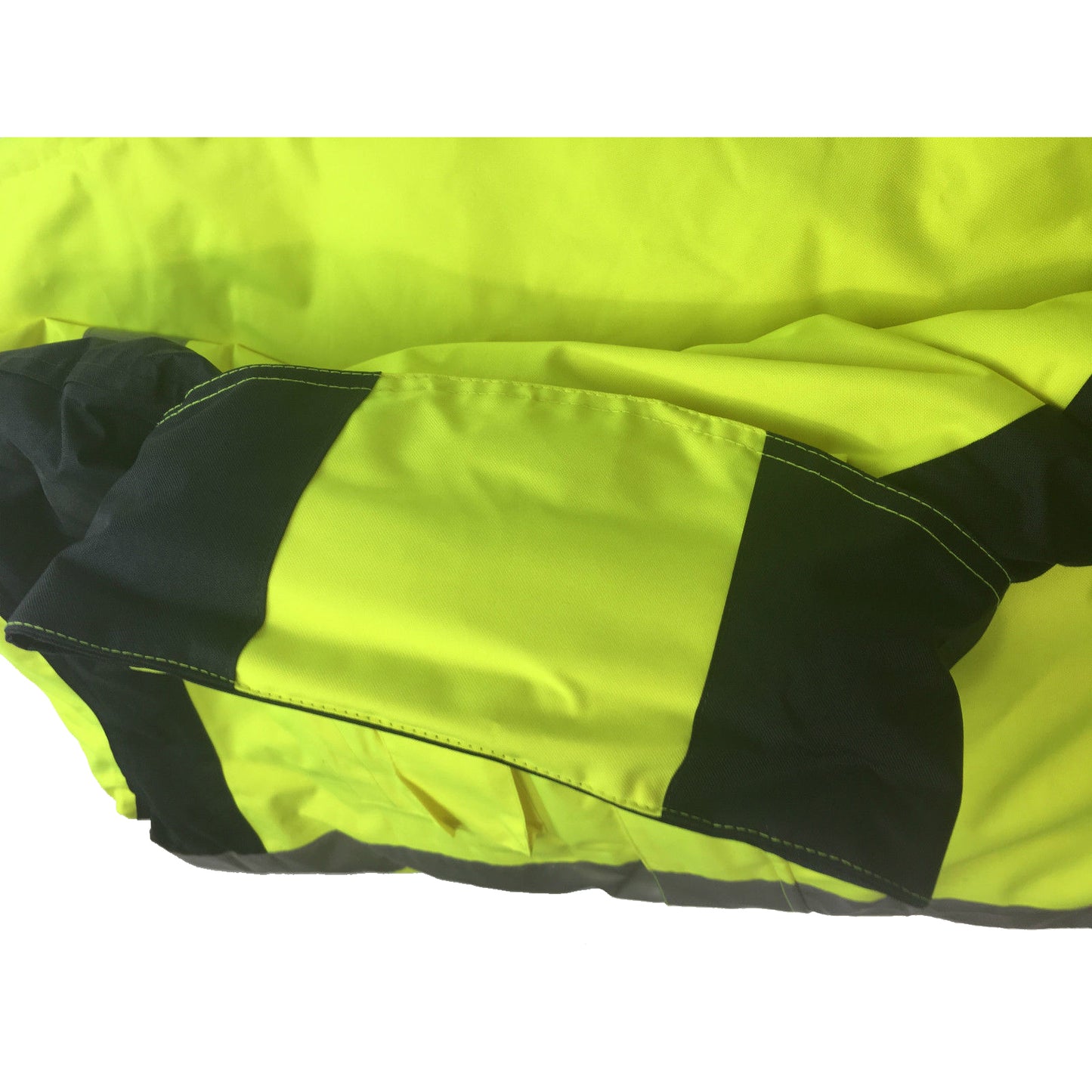 HUSKI Miner Hi Vis Waterproof Jacket Industrial Workwear Reflective 918015 - 3XL (117cm)