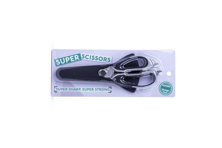 7 in 1 Multi Purpose Kitchen Super Scissors w/ Magnetic Case for Meat Nuts