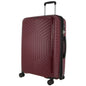 Pierre Cardin 76cm Large Hard-Shell Suitcase Travel Luggage Bag - Burgundy