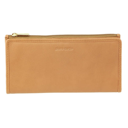 Pierre Cardin Womens Soft Italian Leather RFID Purse Wallet - Caramel