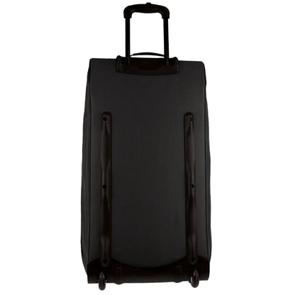 Pierre Cardin Trolley Bag Medium Soft Travel Luggage Wheeled Duffle 72cm - Black