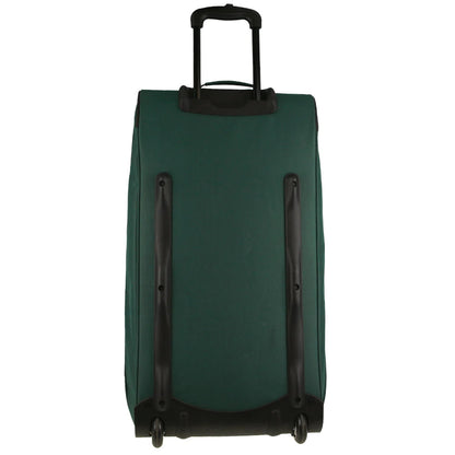 Pierre Cardin Trolley Bag Medium Soft Travel Luggage Wheeled Duffle 72cm - Green