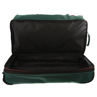 Pierre Cardin Trolley Bag Medium Soft Travel Luggage Wheeled Duffle 72cm - Green