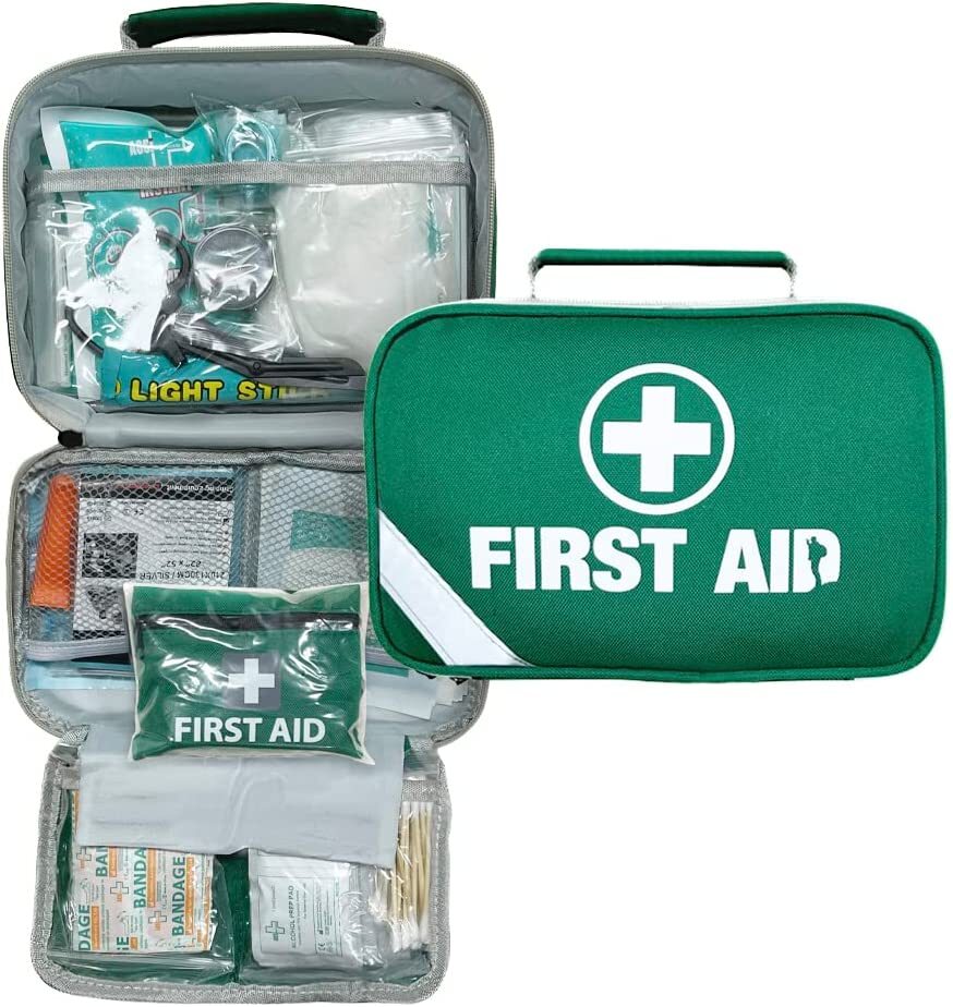 258pcs PREMIUM FIRST AID KIT Medical Travel Set Emergency Family Safety Office