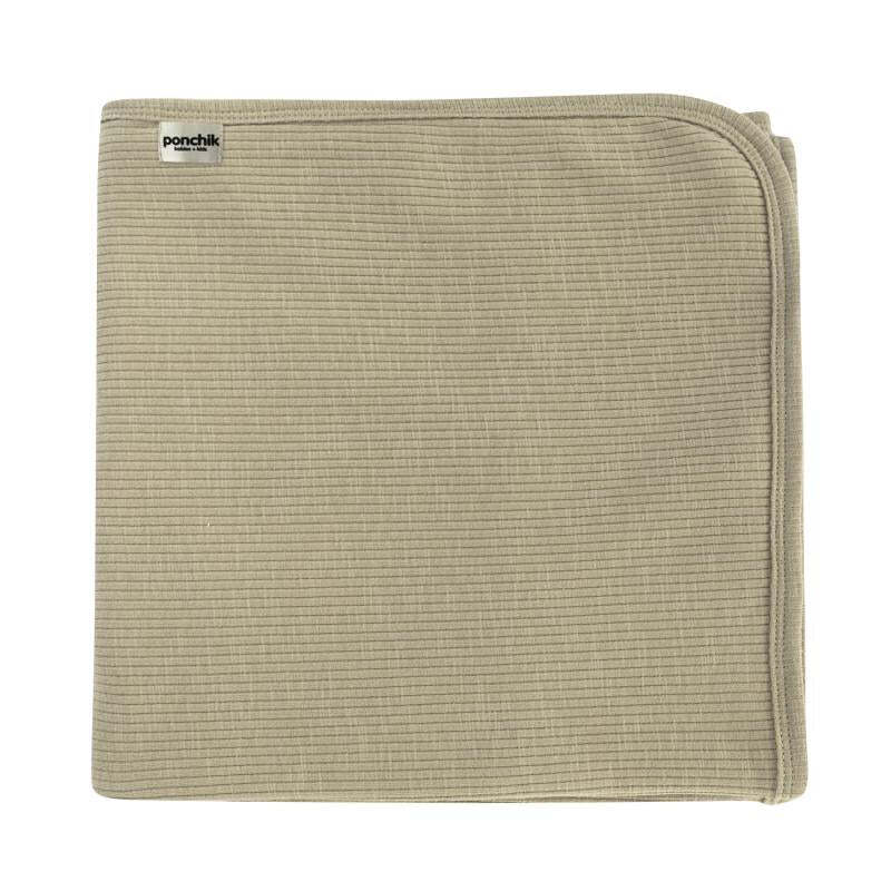 Ponchik Babies + Kids - Ribbed Swaddle Jersey Wrap - Pistachio