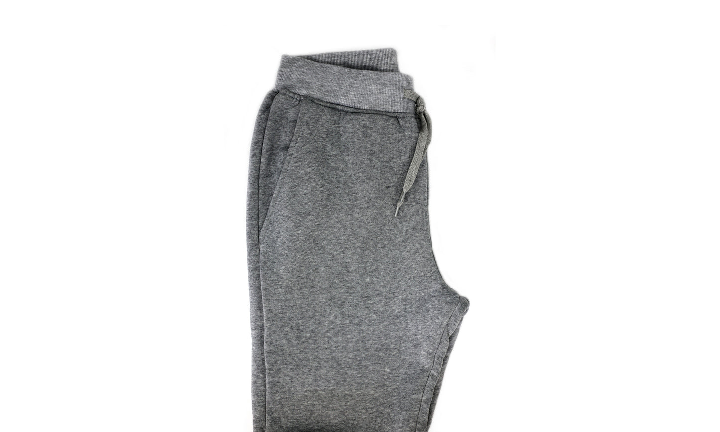 Mens Skinny Track Pants Joggers Trousers Gym Casual Sweat Cuffed Slim Trackies Fleece - Heather Grey - XXL