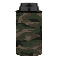 Green Camo Dot Pattern Stubby Cooler 2-Pack - Standard