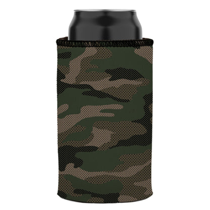 Green Camo Dot Pattern Stubby Cooler 2-Pack - Standard