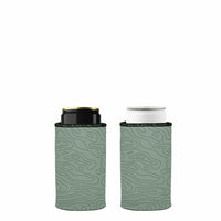 Topographic Map Stubby Cooler 2-Pack - Standard