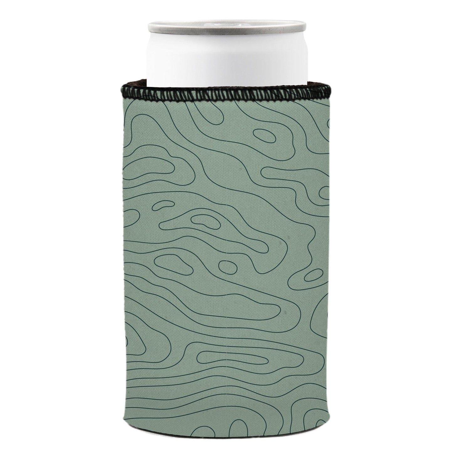 Topographic Map Stubby Cooler 2-Pack - Standard