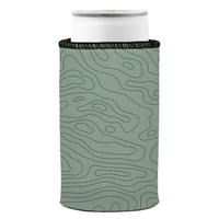Topographic Map Stubby Cooler 2-Pack - Standard