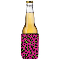 80s Leopard Print Stubby Cooler 2-Pack - Standard