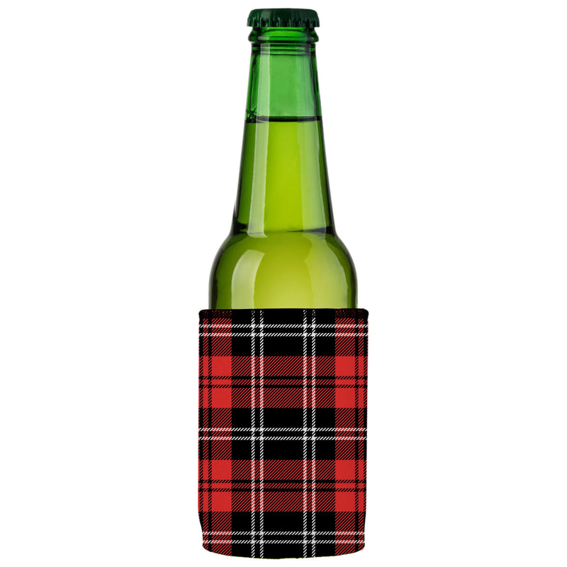 Scottish Tartan Plaid Stubby Cooler 2-Pack - Standard
