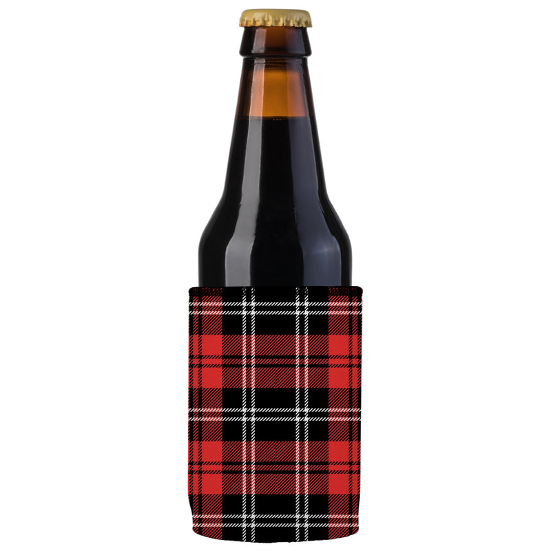 Scottish Tartan Plaid Stubby Cooler 2-Pack - Standard