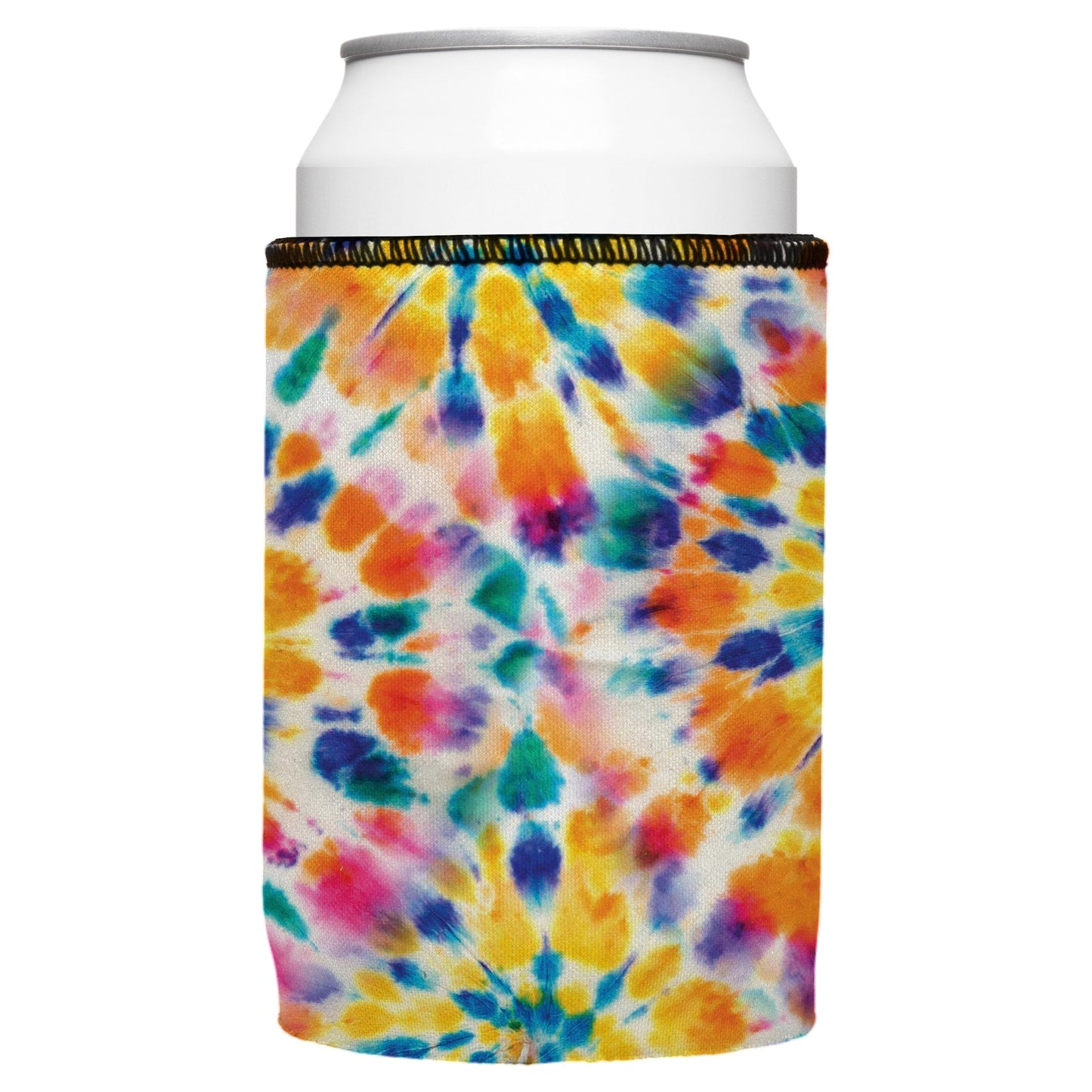Rainbow Spiral Tie-Dye Stubby Cooler 2-Pack - Standard