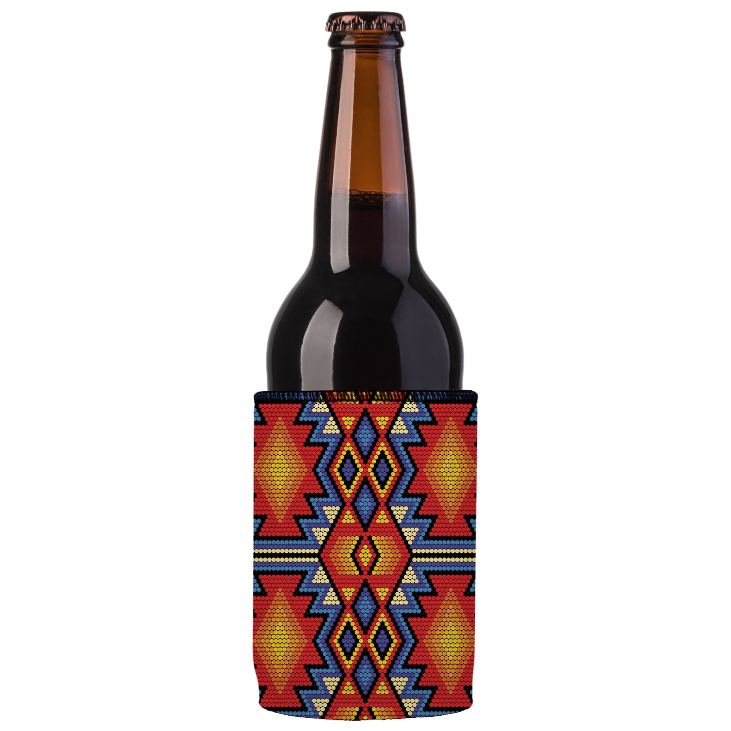 Huichol Beading Stubby Cooler 2-Pack - Standard