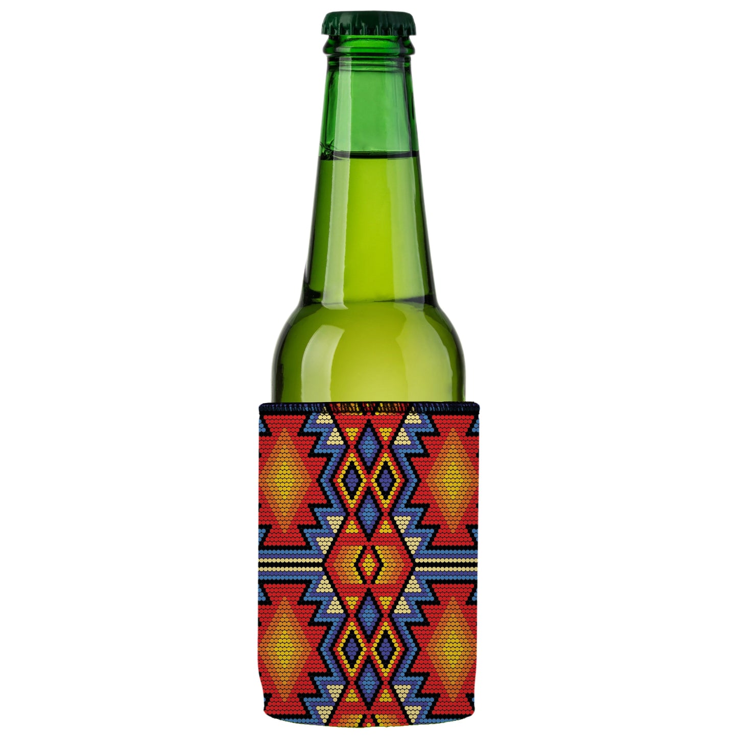 Huichol Beading Stubby Cooler 2-Pack - Standard