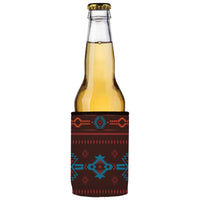 Brown Navajo Rug Stubby Cooler 2-Pack - Standard
