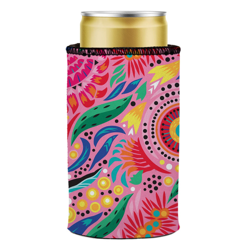Australian Flowers Stubby Cooler - Standard