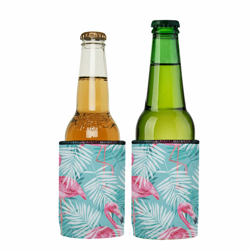 Pink Flamingos Stubby Cooler 2-Pack - Standard