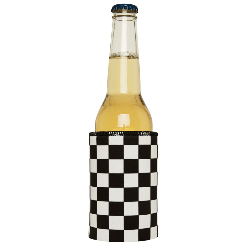 Small Checkerboard Stubby Cooler 2-Pack - Standard