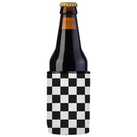 Small Checkerboard Stubby Cooler 2-Pack - Standard