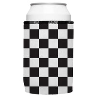 Small Checkerboard Stubby Cooler 2-Pack - Standard