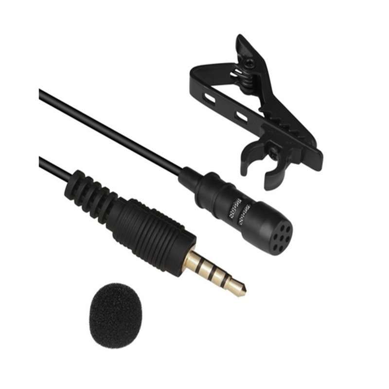 Hridz 3.5mm Clip-on Lapel Lavalier Microphone for Mobile Phone