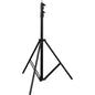 Hridz 2.8m Stainless Steel Light Stand Black Colour Heavy Duty with 1/4" to 3/8" Spigot