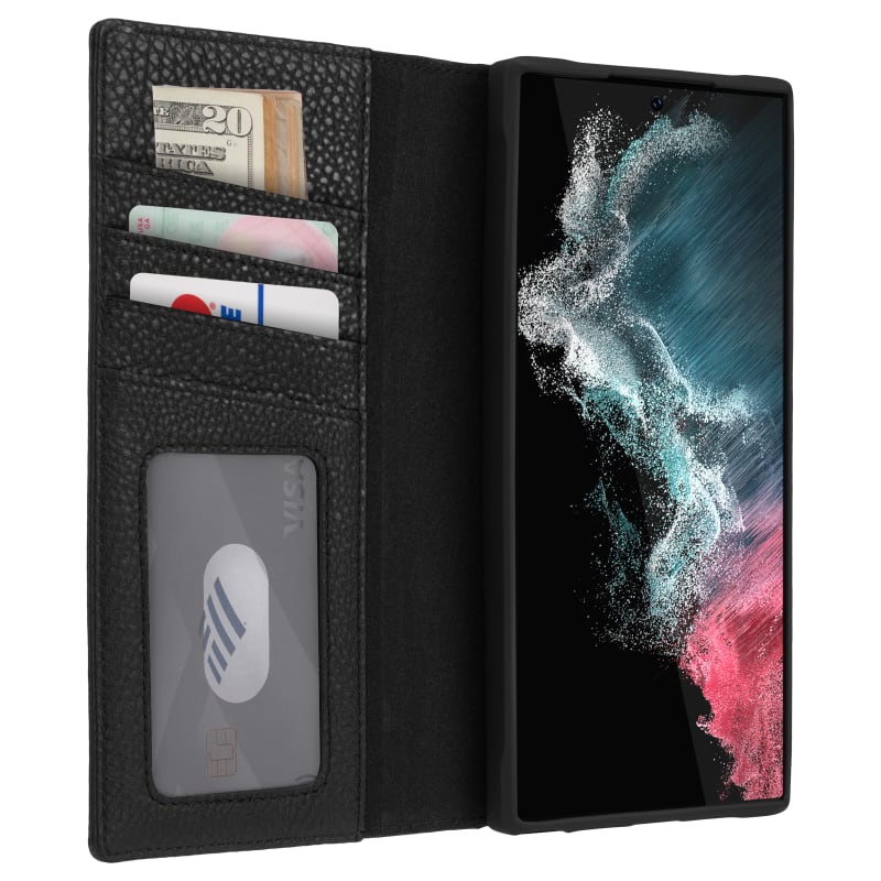 Case-Mate Wallet Folio Antimicrobial Case for Samsung Galaxy S23 Ultra - Black